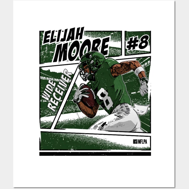 Elijah Moore New York J Comic Wall Art by Buya_Hamkac